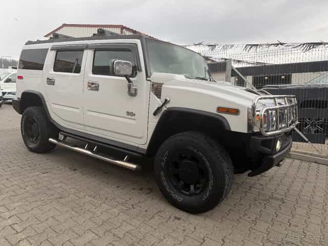🇺🇸-Hummer H2 6.0 V8 VORTEC-WHITE-CHOME-FUNKCNI STAV-🇺🇸