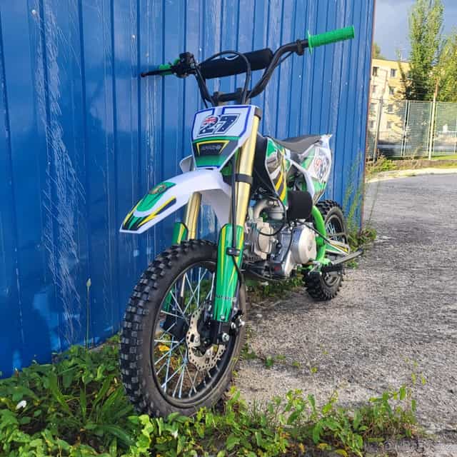 Pitbike APAQ 125ccm XB27 14/12 E-START poloautomat zelená