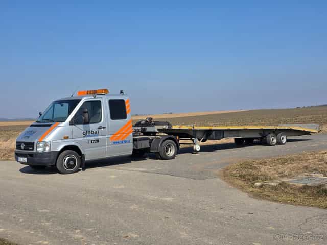 Odtahový speciál Volkswagen LT46 + návěs Baldinger