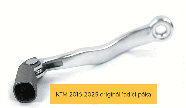 KTM nová řadící páka.