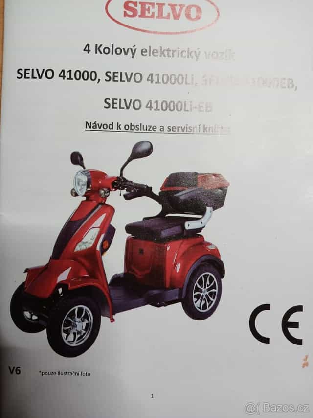 Elektrický vozík pro seniory