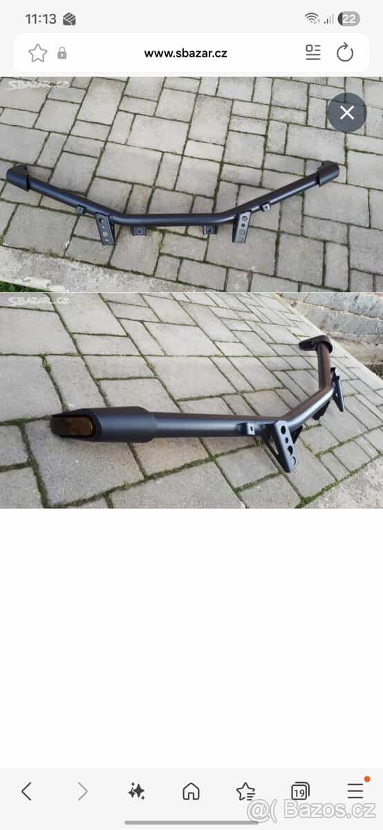 Predni rám naraznik cf mot x850/ x1000 g2