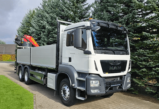 MAN TGS 26.430 6x4 - valník s hydraulickou rukou Palfinger