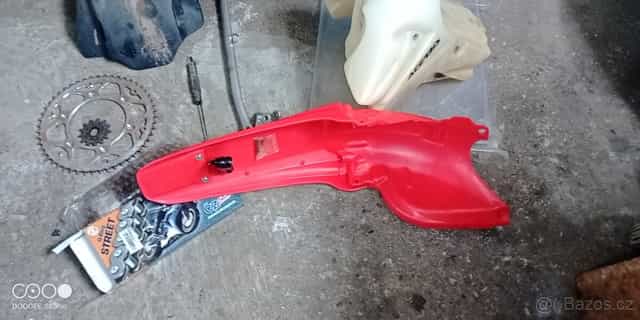 Honda CRF450X zadní blatník s led světlem