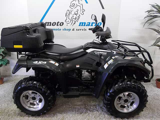 ATV Linhai 400 R jen 1tis.km bílé SPZ Kufr perfektní STAV