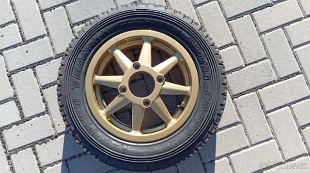 Kompletní sada hliníkových kol 14" 4×130 + nové pneu