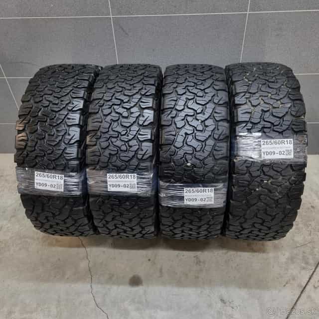 Letné pneumatiky 265/60R18 BFGOODRICH offroad