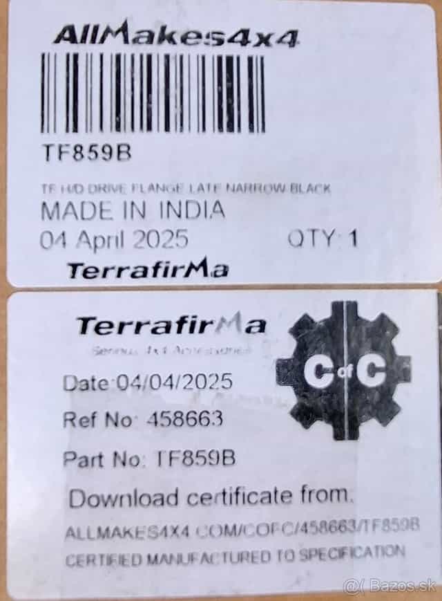 HD unášac poloosi MANTEC Terrafirma black