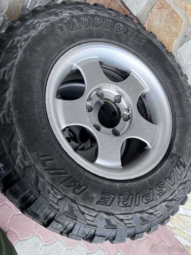 265/70 R16 Disky Borbet a Terenné Pneu