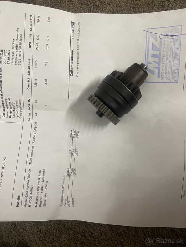 Voľnobežka štartér