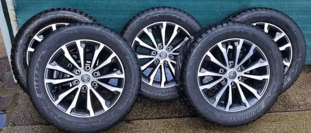 5 x Orig. Alu kolesa Toyota Land Cruiser, Hilux s pneu