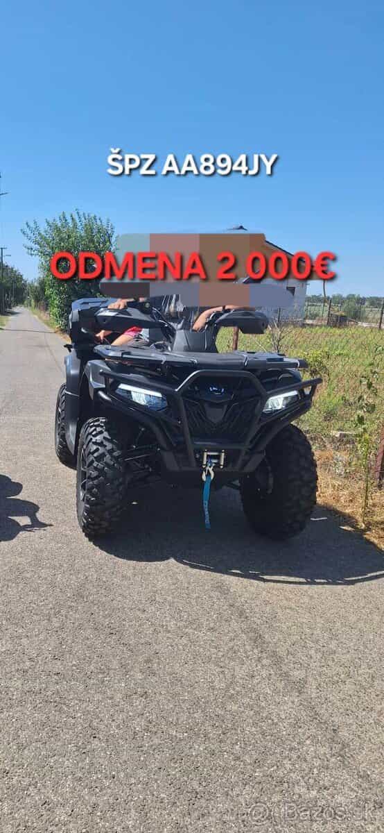 Ukradnuta stvorkolka cf moto 625