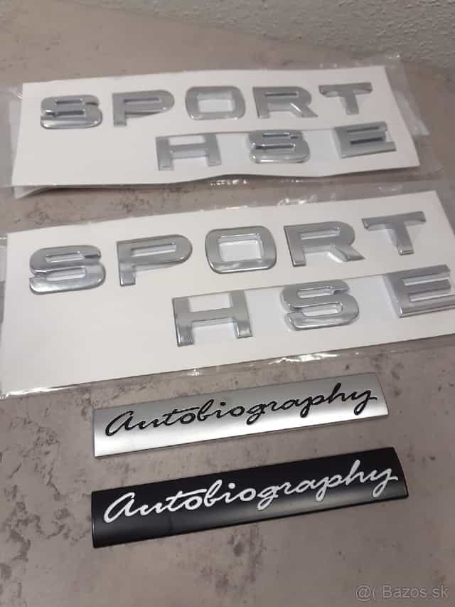 Logo / emblém Range Rover Sport Autobiography