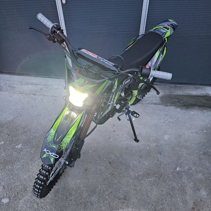 KXD 125cc hurricane Green Motocicleta Motocross Cross