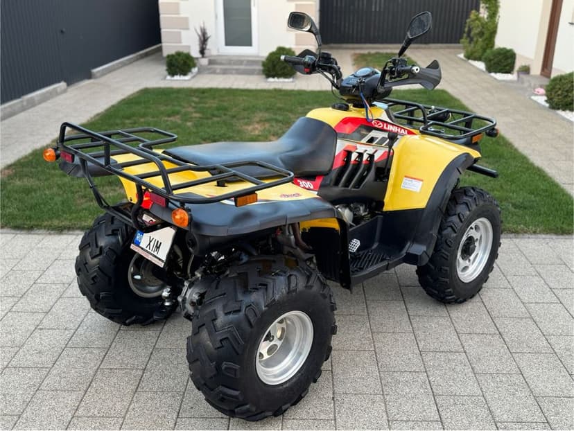 Atv Linhai 300 Worker 4x4 la Maneta + Troliu (nu tgb cf moto yamaha