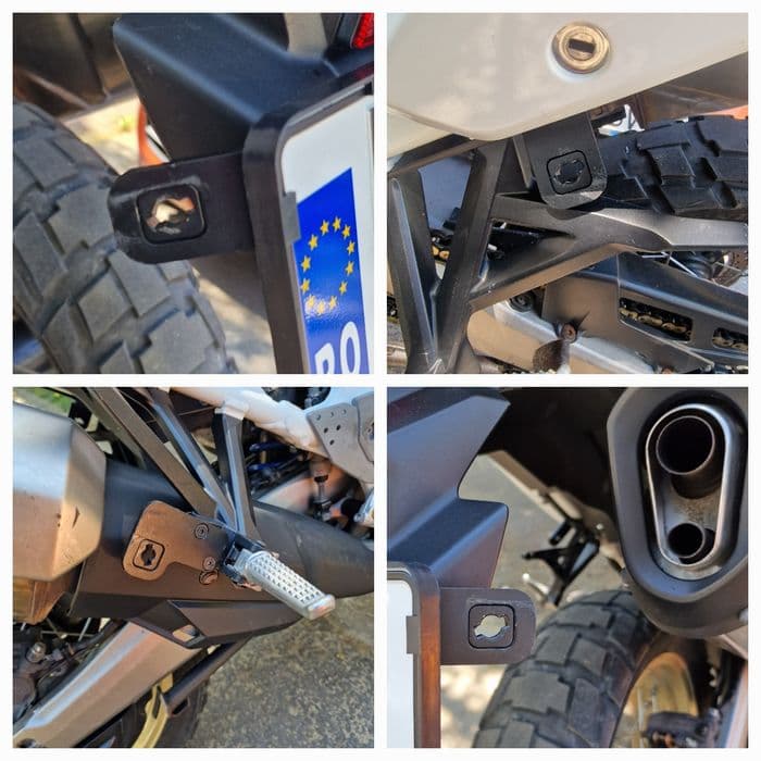 Cutii laterale (side case) 45L/37L + suporți SW Motech Trax CRF1000 Ad