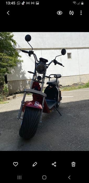 Scuter electric inscris