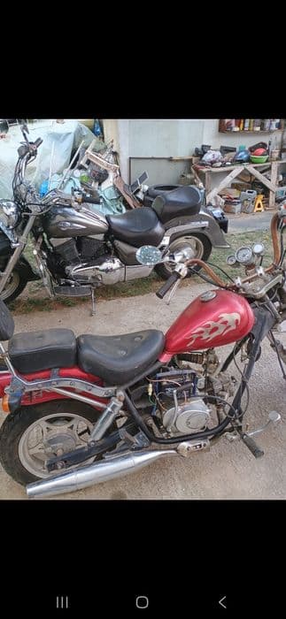 Vând motor chopper/ scuter retro  49 cm