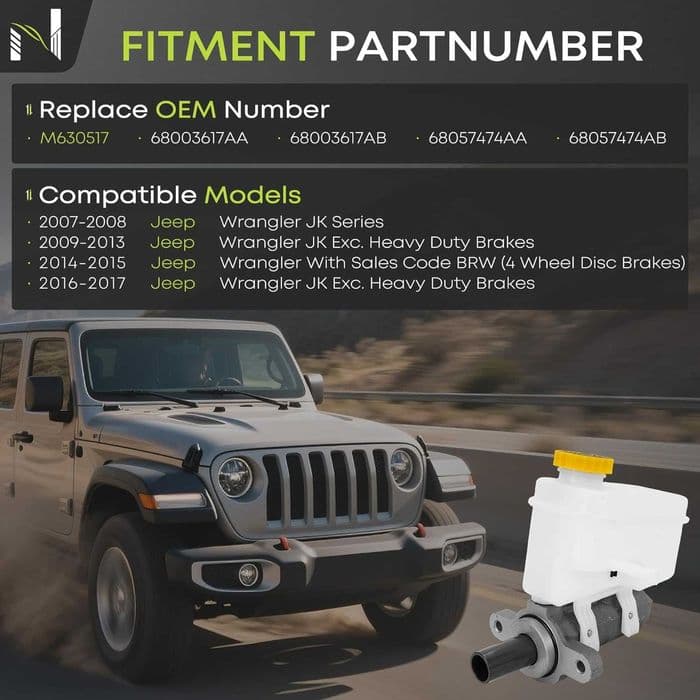 Pompa frana NOUA centrala Jeep Wrangler JK J3 anii 2007-2017