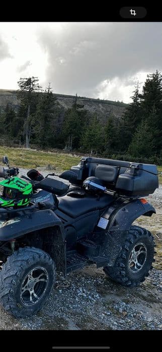 Atv CF Moto 625 numere negre