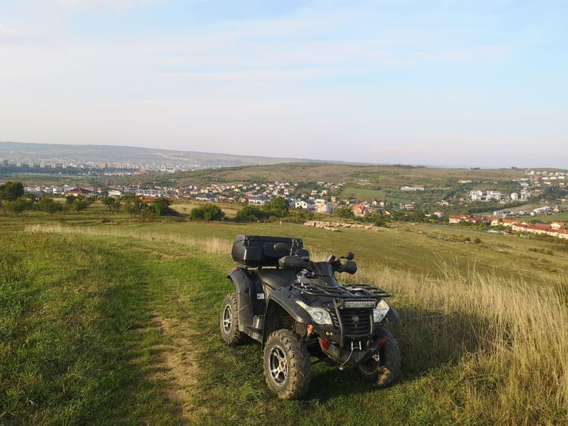 Atv CF Moto 625 numere negre