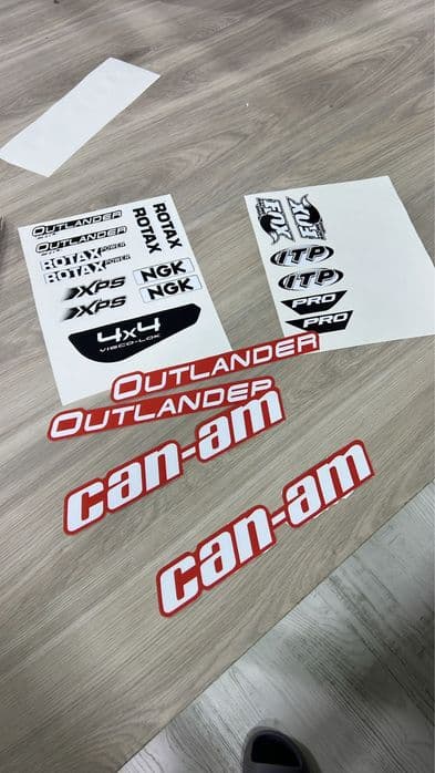 Stickere pentru  Can-Am , stickere, colant pentru carene