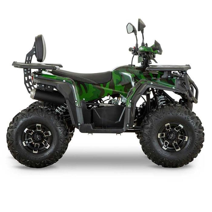 Atv 150cc RockRider Deluxe 8" semi-automat 4T benzina verde camo