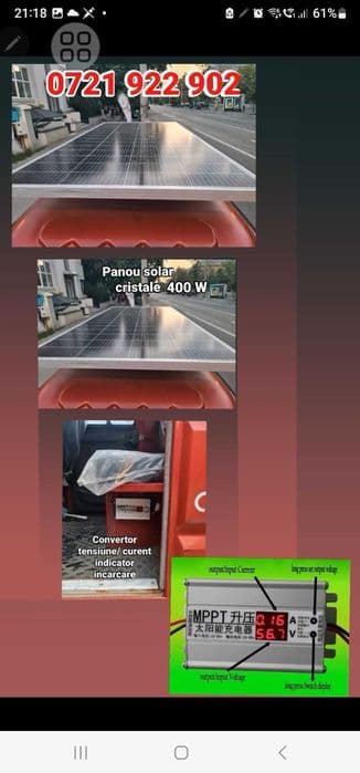 Triciclu electric  RDB MAX-Klass PRO fara permis PANOU SOLAR automat /