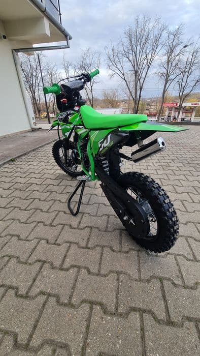 Cross Motocross 50cc 2 timpi Ultra Automat Verde pentru copii