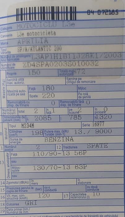 Aprilia Atlantic 200