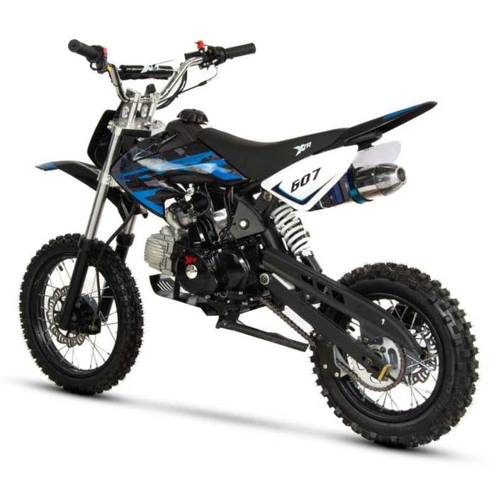 Motocicleta Cross/Enduro copii 4T XTR 607, 125cc,17/14,negru/albastru