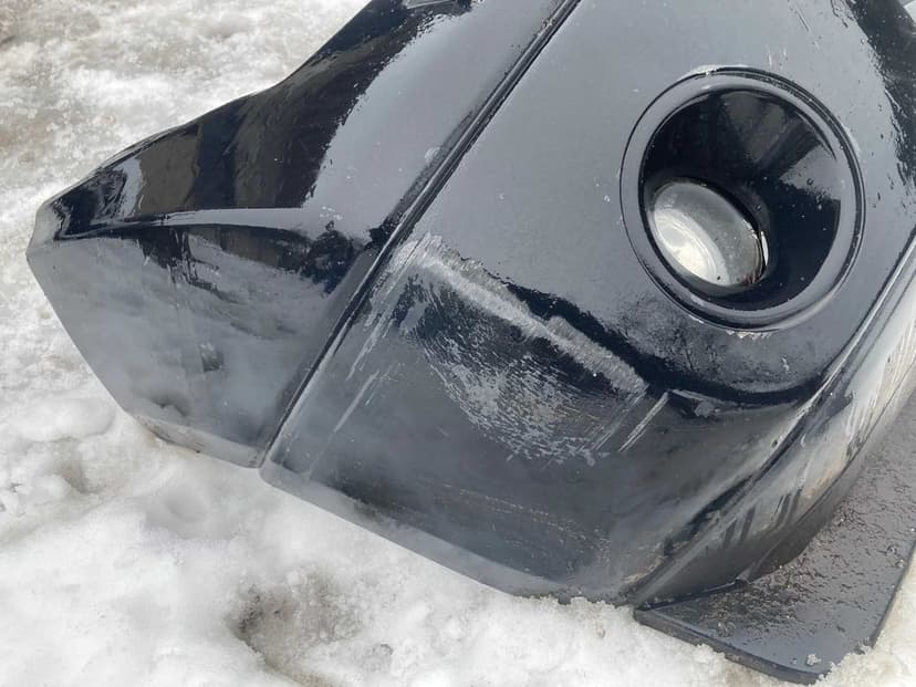 Bara Fata Spoiler Nissan Navara Spalatoare Faruri Negru