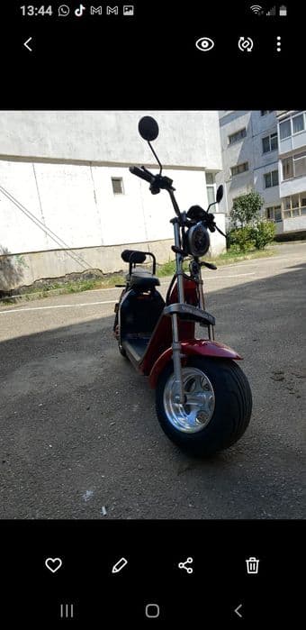 Scuter electric inscris