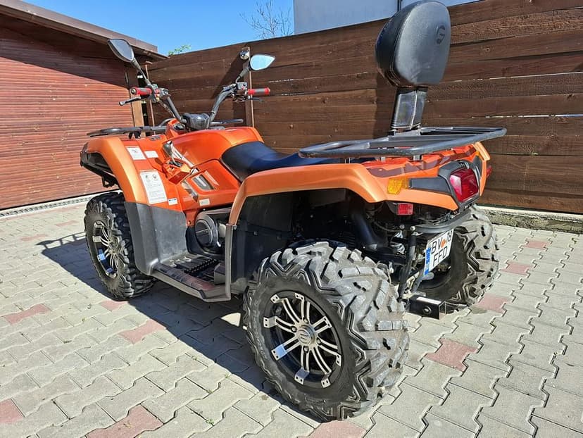 CF Moto 450L 4x4 din 2020 Numere NEGRE
