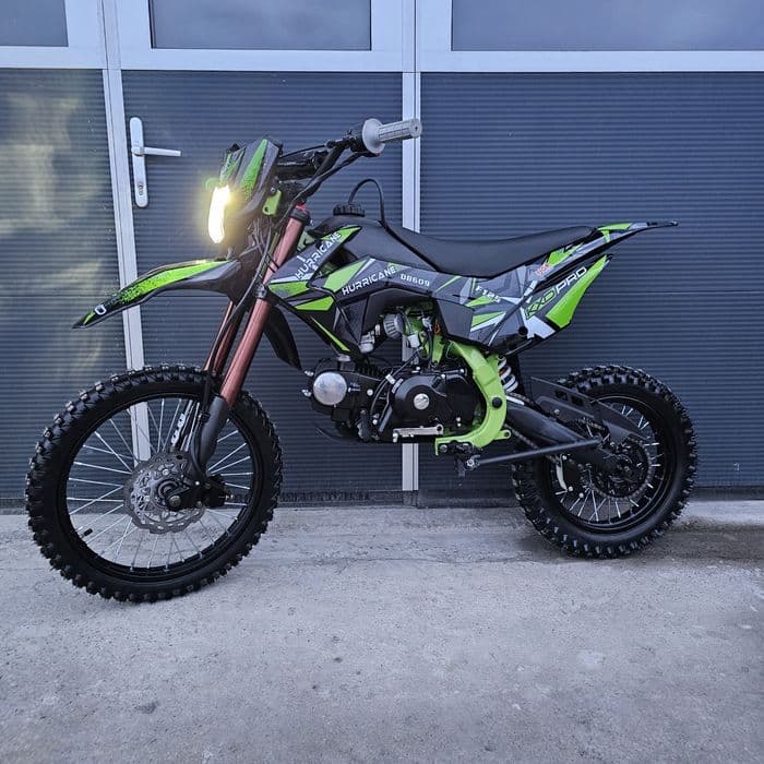 KXD 125cc hurricane Green Motocicleta Motocross Cross