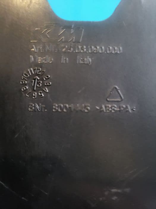 Scut motor original KTM Freeride. Plăcuțe frână, cablu accelerație.