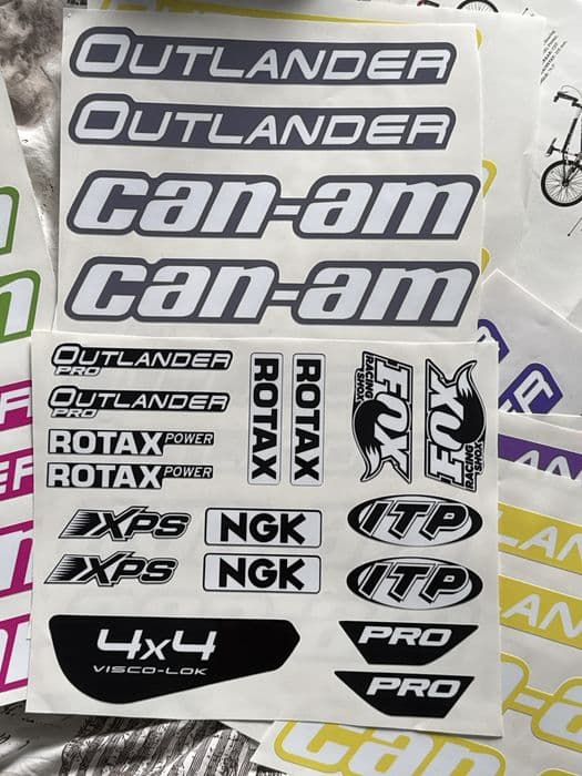 Stickere pentru  Can-Am , stickere, colant pentru carene