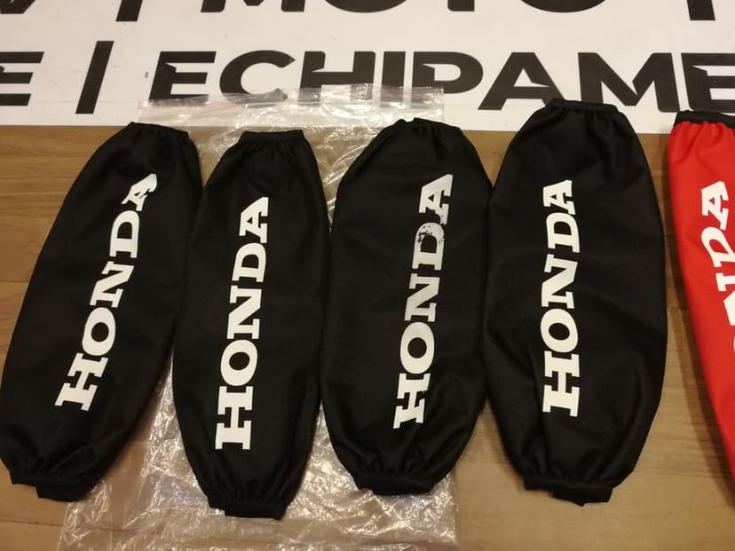 Set 4 protectii amortizor ATV Honda Trx Foreman Rincon huse telescop