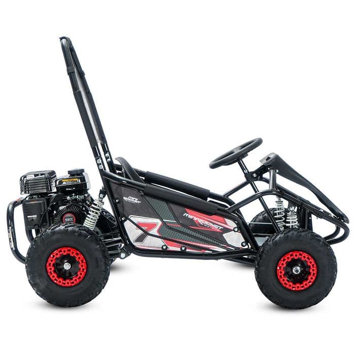Atv copii 98cc Mini Rocket Raptor 6" automat 4T benzina rosu
