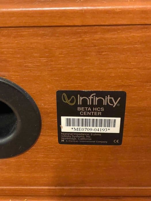Vand Sistem Home Cinema 3.1 Infinity Beta HCS 250W 8ohmi RMS  Harman