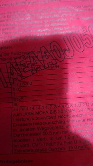 Vănd pe benzina fara permis limitat la 25km