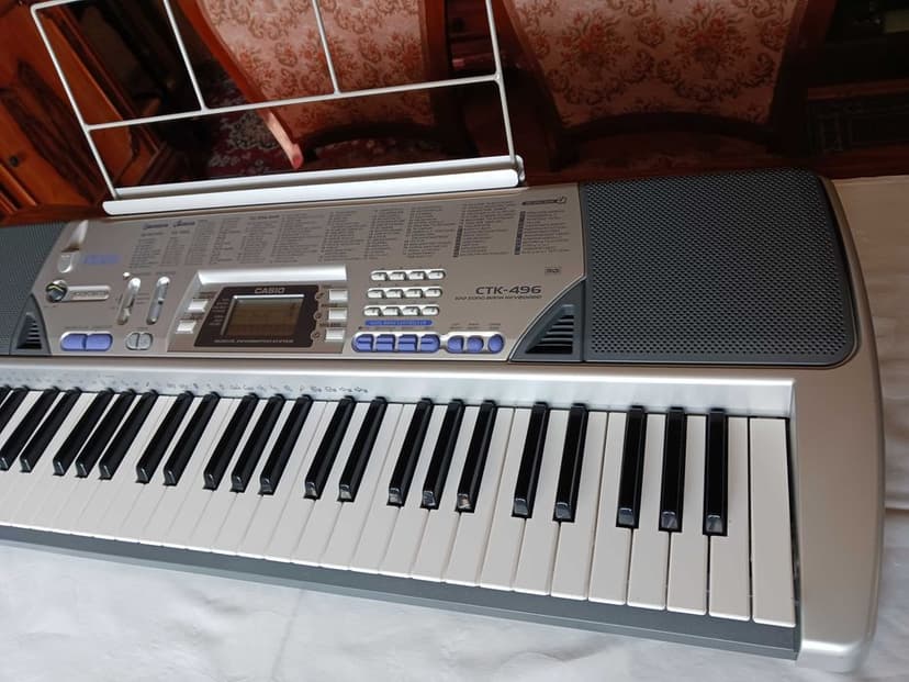 Orga electronica, pian, cu Microfon, CASIO CTK-496