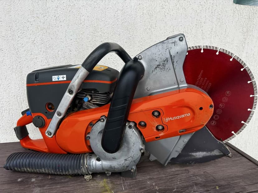 Drujba beton Husqvarna K770 DryCut, cu turbina de aspirare!