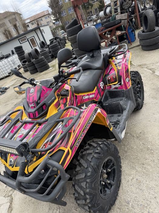 Can am outlander 650 cu nr negru