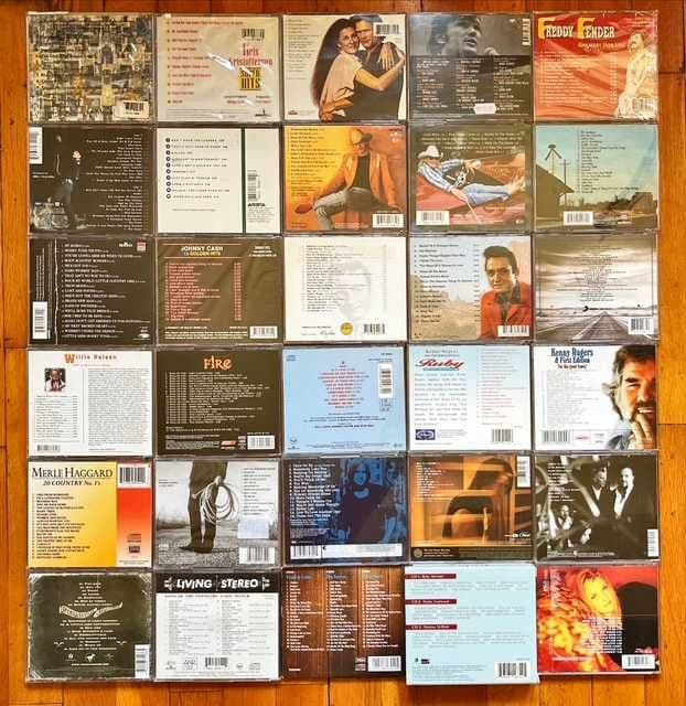 Lot CD orig country, blues, cuban music, soul: Jackson, Hooker, Ferrer