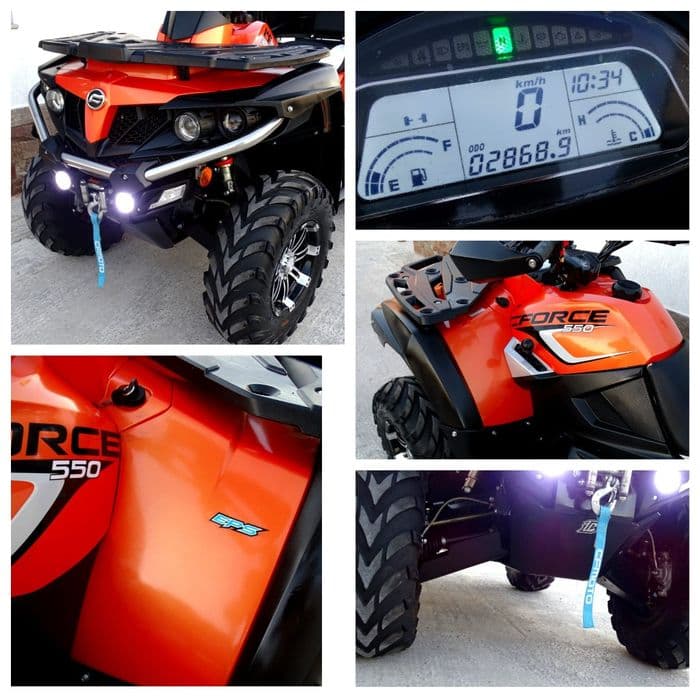 ATV‼️CF MOTO 550 L‼️NR negru ‼️servo directie‼️ nu [can am,linhai,tgb,