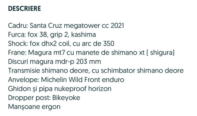 Vând Santa Cruz an 2021
