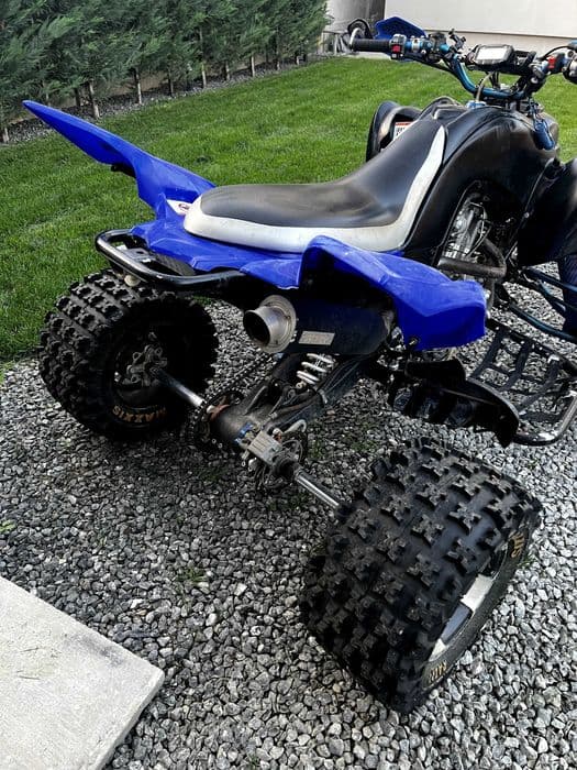 Yamaha Raptor 700 2010 • Evacuare dubla Monsterpipe • Multe accesorii