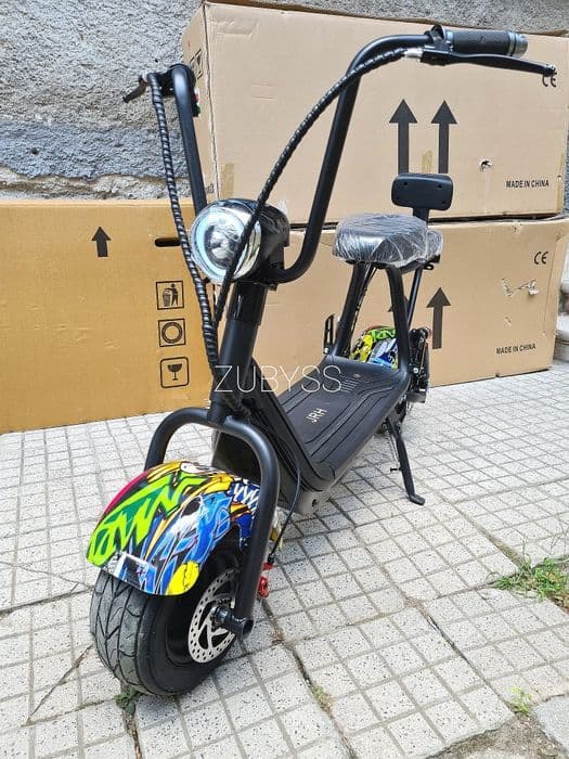Scuter Electric Copii Mini Harley Baterie 12 Ah 48V 40kmh Viteza