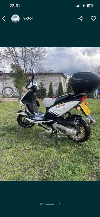 Vand scuter 49 cmc/fiscal